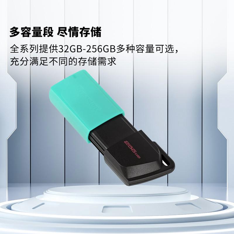 DTXM/256GB 金士顿（Kingston）256GB USB3.2 Gen 1 U盘 DTXM大容量U盘 滑盖设计 多彩时尚