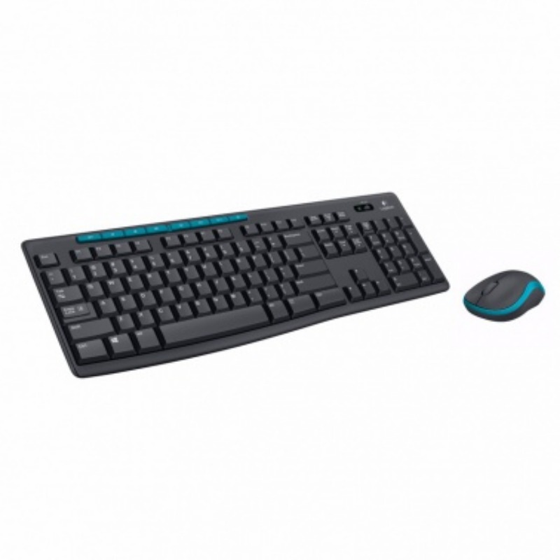 罗技 MK275 罗技（Logitech）MK275  无线鼠标无线键盘套装  黑色