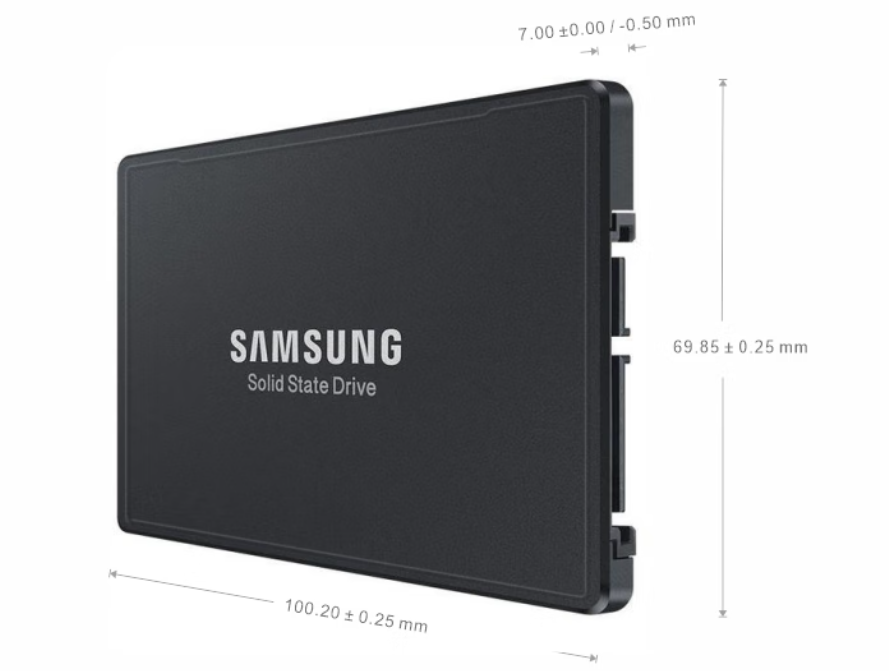 三星 SAMSUNG 企业级SSD PM893 2.5 SATA 1.92TB 存储服务器固态硬盘 MZ7L31T9HBLT-00B7C